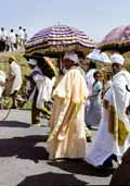 Proces� b�hem Timkatu. Lalibela. Sever,  Etiopie.