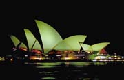 Opera v noci, Sydney. Austr�lie.