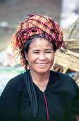 �ena z horsk�ho kmene Pa-O. Oblast jezera Inle. Myanmar (Barma).