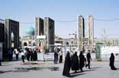 Vstup do Svat� me�ity Emama Rezi (Astan-e Qods-e Razavi). Mashhad. �r�n.