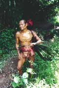Mentawajsk� mu�. Ostrov Siberut. Indon�sie.