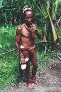 Mentawajsk� mu�. Ostrov Siberut. Indon�sie.