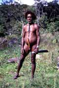 Domorodec z kmene Dani. �dol� Baliem. Papua,  Indon�sie.