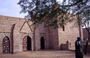 Tradi�n� stavba (nyn� muzeum) ve m�st� Timbuktu (Tombouctou). Mali.