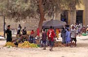Pouli�n� trh ve m�st� Timbuktu (Tombouctou). Mali.