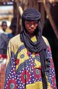 Tuareg - mu� z pou�t�. Vesnice Dj�bok. Mali.