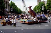 V�no�n� pr�vod (Christmas parade). Adelaide. Austr�lie.
