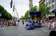 V�no�n� pr�vod (Christmas parade). Adelaide. Austr�lie.