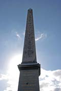 Egyptsk� Obelisk na Place de la Concorde, Pa��. Francie.