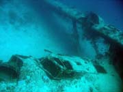 Pot�p�n� u ostrova Biak, lokalita Catalina wreck. Papua,  Indon�sie.