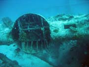 Pot�p�n� u ostrova Biak, lokalita Catalina wreck. Papua,  Indon�sie.