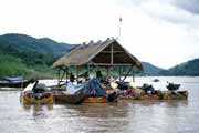�eka Mekong v severn�m Laosu. Laos.