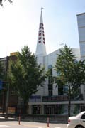 Kostel, Incheon. Korejsk� republika.