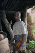D�vka z etnika Somba (n�kdy t� naz�van� lid� Betamarib�). Oblast Boukoumb�. Benin.