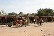 Ulice ve m�st� Agadez. Niger.