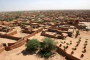 Pohled na pou�tn� m�sto Agadez. Niger.