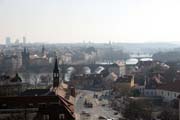 Pohled na Malou Stranu a mosty na Vltav�, Praha. �esk� republika.
