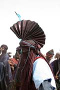 Tuaregov� na slavnosti Cure Sal�e (L��ba sol�). M�ste�ko In-Gall. Niger.