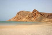 Severn� pob�e�� ostrova Socotra u m�sta Qalansiyah. Jemen.