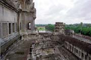 Pohled na chr�m Angkor Wat. Oblast chr�m� Angkor Wat. Kambod�a.