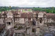 Pohled na chr�m Angkor Wat. Oblast chr�m� Angkor Wat. Kambod�a.