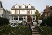 Halloween dekorace, Minnesota. Spojen� st�ty americk�.
