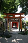 Torii ve svatyni Kushida v� m�st� Fukuoka. Japonsko.