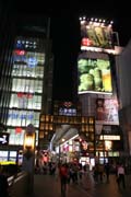 �tvr� Dotombori (n�kdy t� Dotomburi) ve m�st� Osaka. Japonsko.