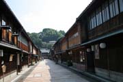 Higashi Geisha District (Higashi Chaya-Gai) v m�ste�ku Kanazawa. Japonsko.
