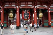 Chr�m Senso-ji ve �tvrti Asakusa, Tokio. Japonsko.