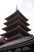 Chr�m Senso-ji ve �tvrti Asakusa, Tokio. Japonsko.