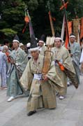 Tsurugaoka Hachiman-gu Shrine Reitaisai (Ka�doro�n� Festival) svatyn� Tsurugaoka Hachiman-gu. M�sto Kamakura. Japonsko.