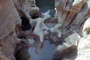 Bourke's Luck Potholes, Blyde River Ka�on. Jihoafrick� republika.