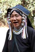 �ena z kmene Akha, okol� m�sta Kengtung. Myanmar (Barma).