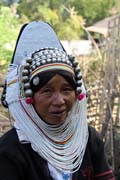 �ena z kmene Akha, okol� m�sta Kengtung. Myanmar (Barma).