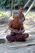 Vesnice v okol� Mrauk U. Myanmar (Barma).