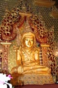 Mahamuni Paya a v�znamn� Buddha, okol� Mrauk U. Myanmar (Barma).
