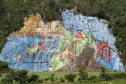 Mural de la Prehistoria, �dol� Vinales (Valle de Vinales). Kuba.