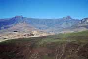 Amphhiteater, Royal Natal N�rodn� park, Drakensberg. Jihoafrick� republika.