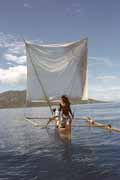 Tradi�n� lo� pirogue, Nosy Be. Madagaskar.